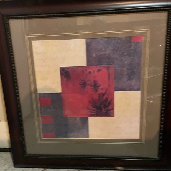 Brows/Red Abstract Picture - Picture 2 of 2